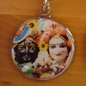 Kay Chain with Radha-Madhava