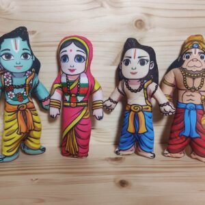 Rama, Sita, Lakshmana and Hanuman