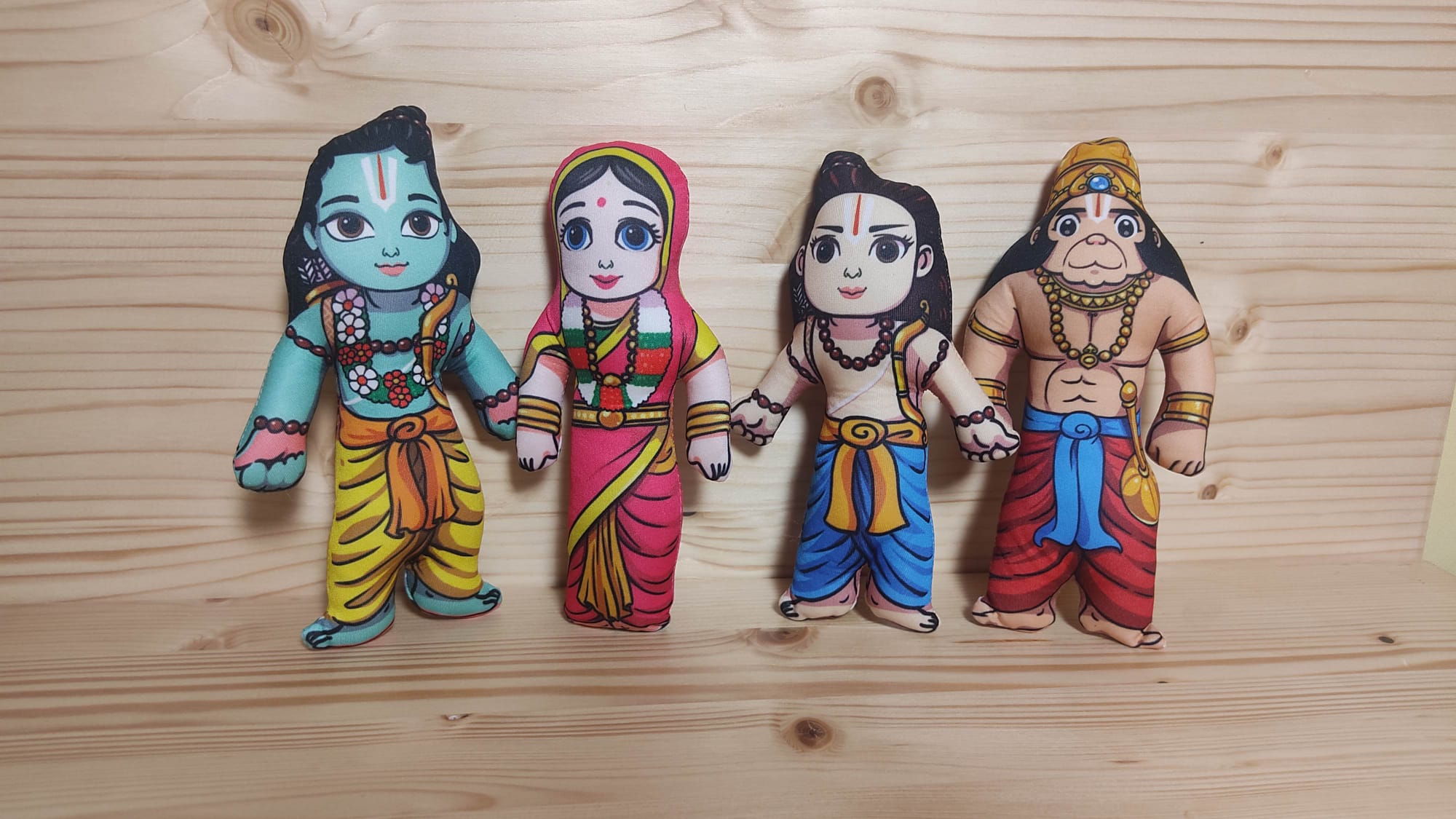 Rāma, Sīta, Lakšmana un Hanumāns