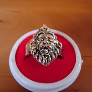 Ring with Lord Nrisimha (s)