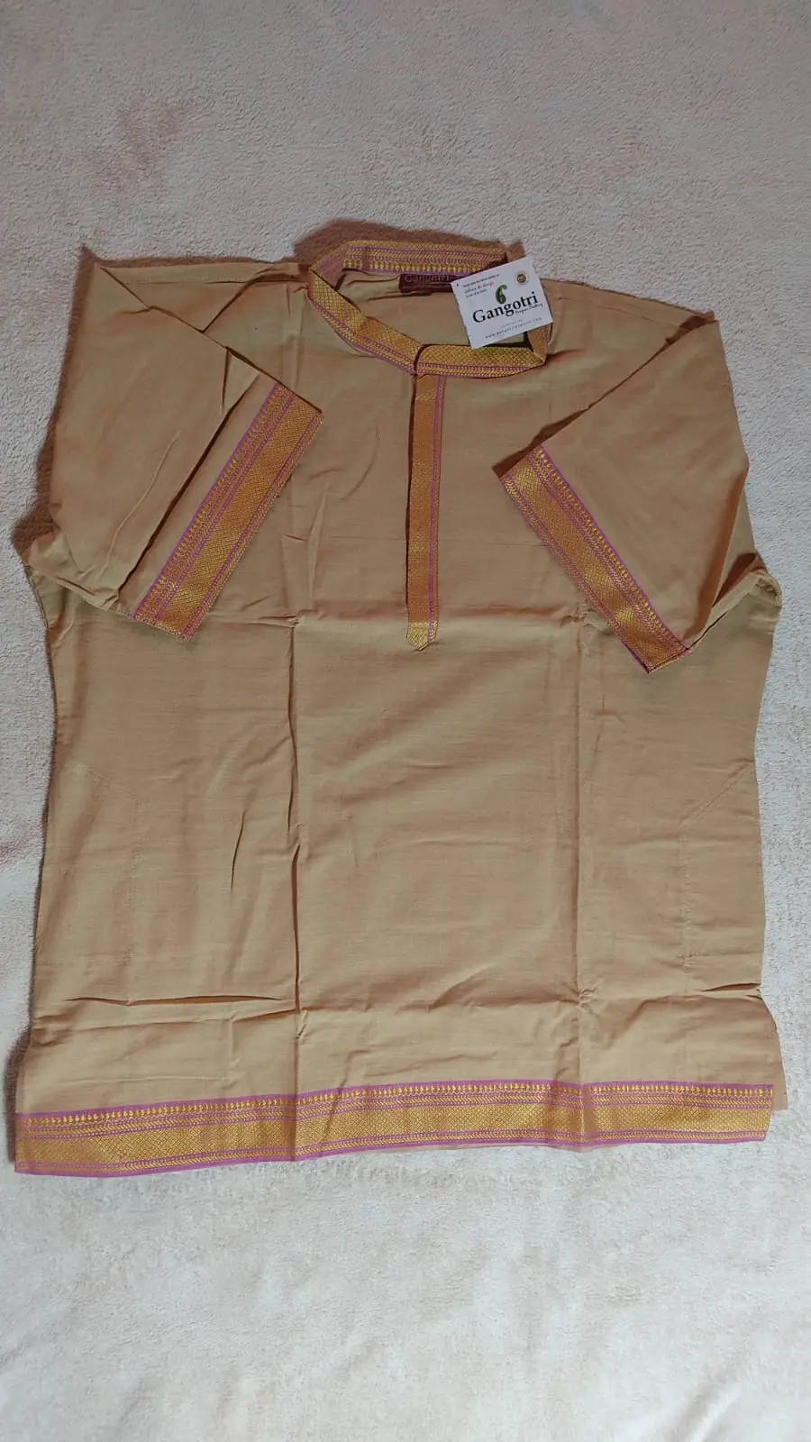 "Kirtan" kurta ar īsām piedurknēm - 3XL izmērs - Image 2