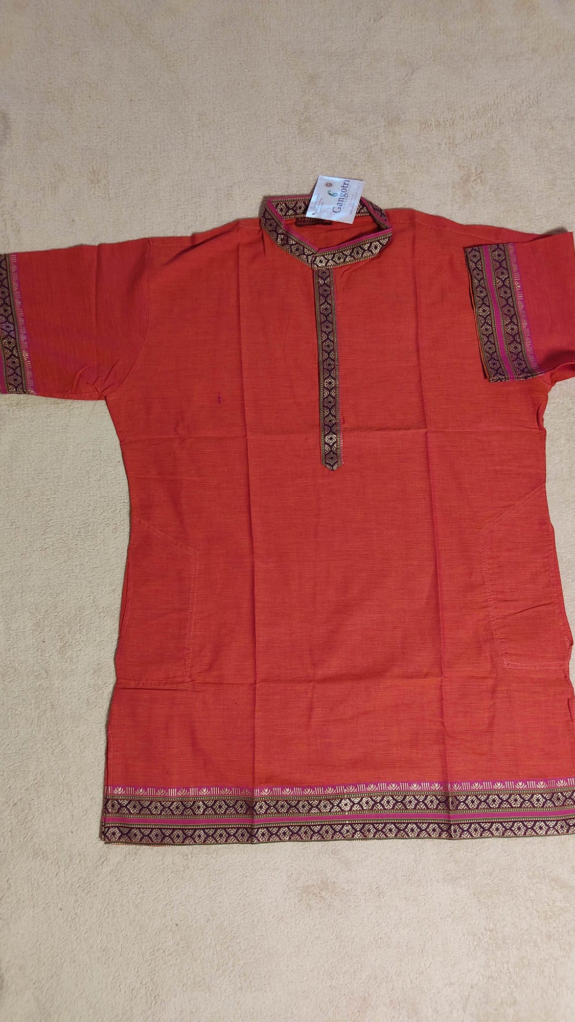 "Kirtan" kurta ar īsām piedurknēm - M izmērs - Image 2