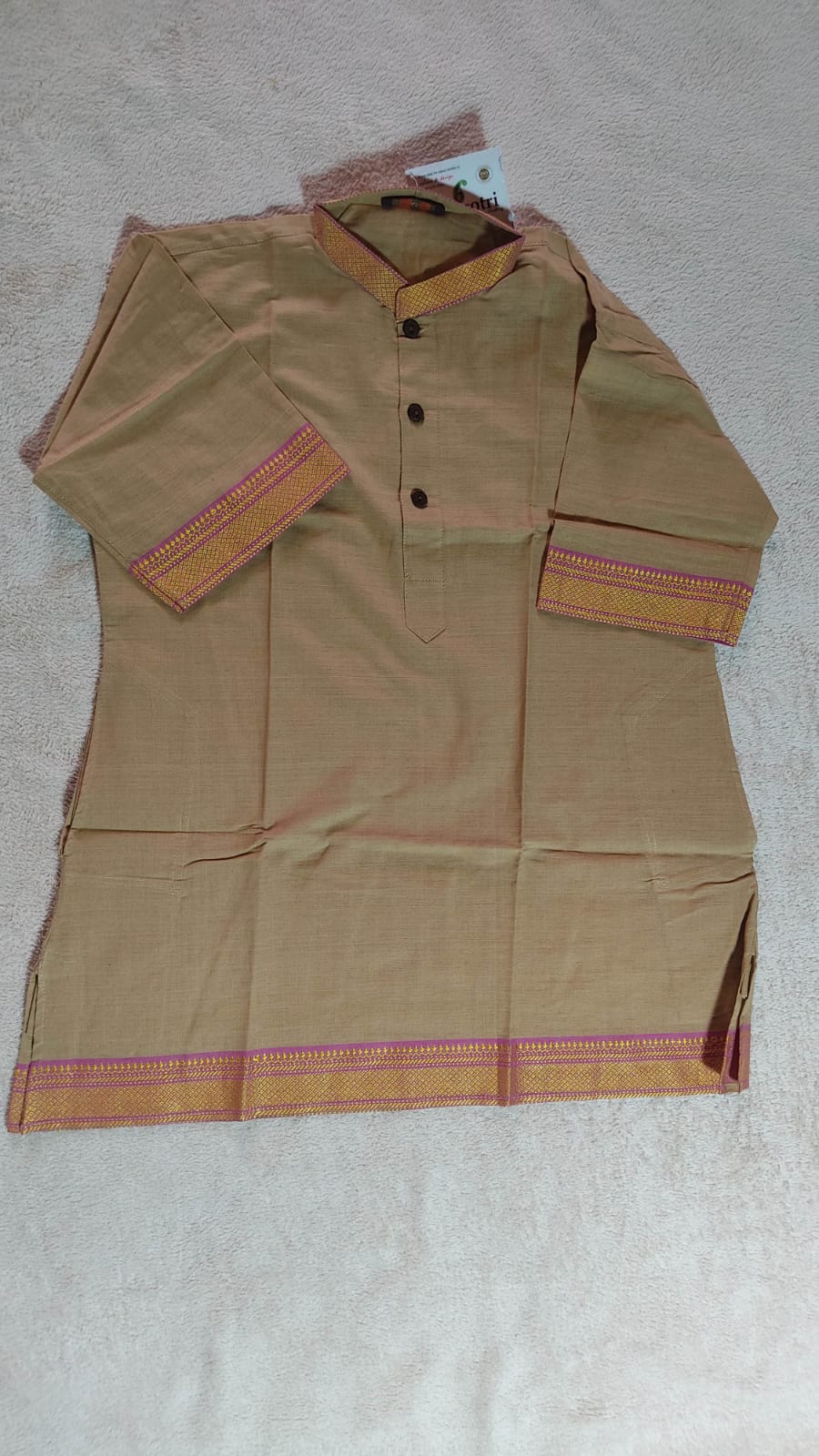 "Kirtan" kurta ar īsām piedurknēm - S izmērs - Image 4