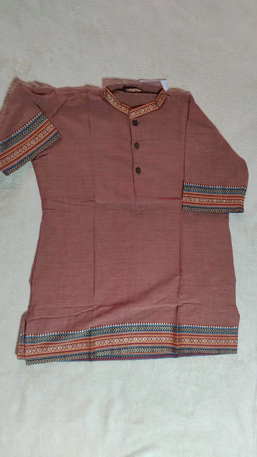 "Kirtan" kurta ar īsām piedurknēm - S izmērs - Image 3