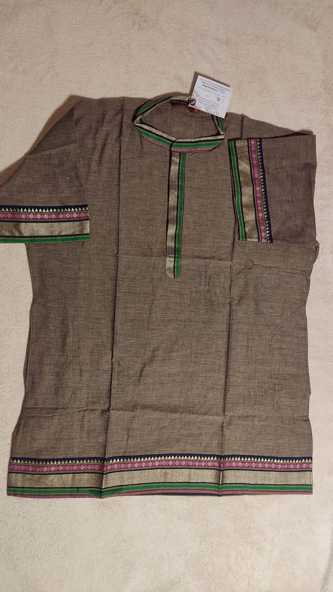 "Kirtan" kurta ar īsām piedurknēm - XL izmērs - Image 5