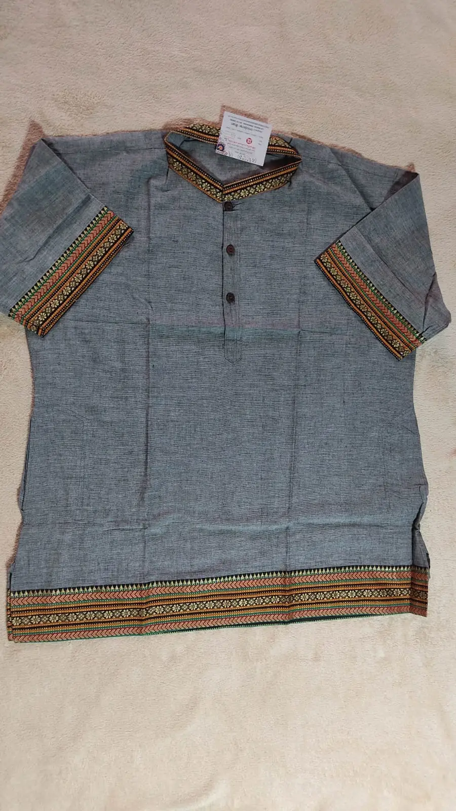 "Kirtan" kurta ar īsām piedurknēm - XL izmērs - Image 2