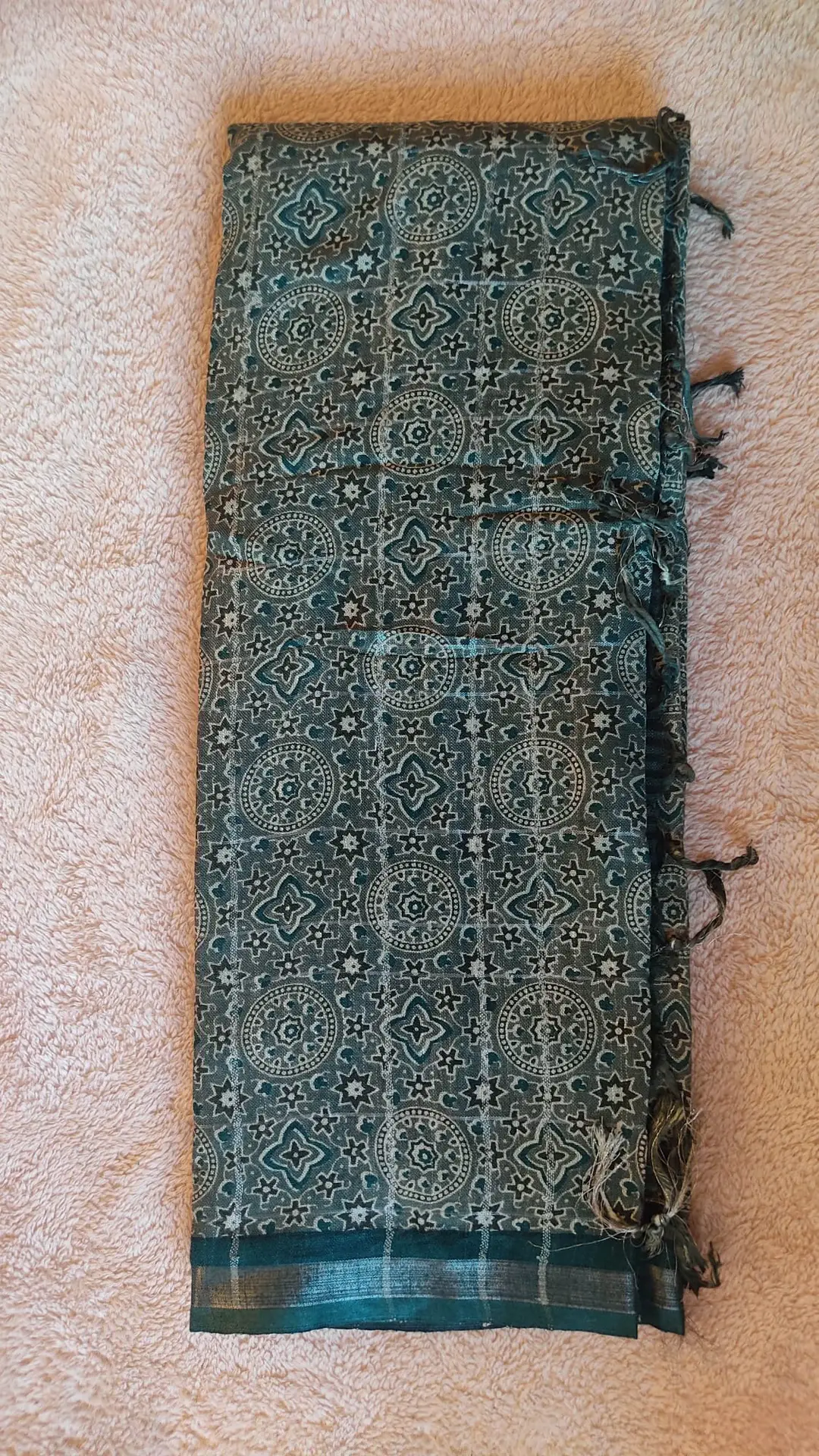 Kokvilnas - lina sārī, 108 cm
