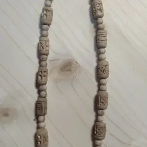 Tulsi kanthi mala with Hare Krishna Maha Mantra