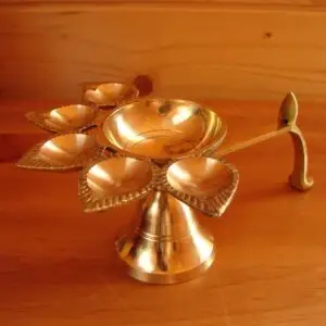 Ghee lamp brass