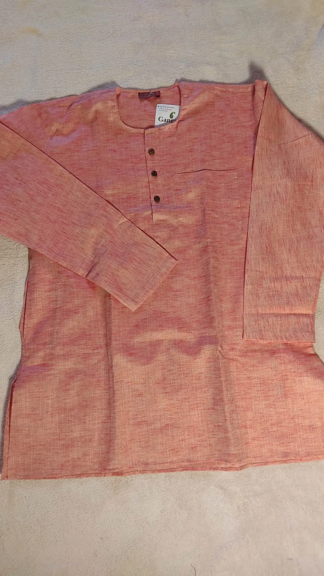 Kurta Cotton Long Sleeves - M size - Image 3