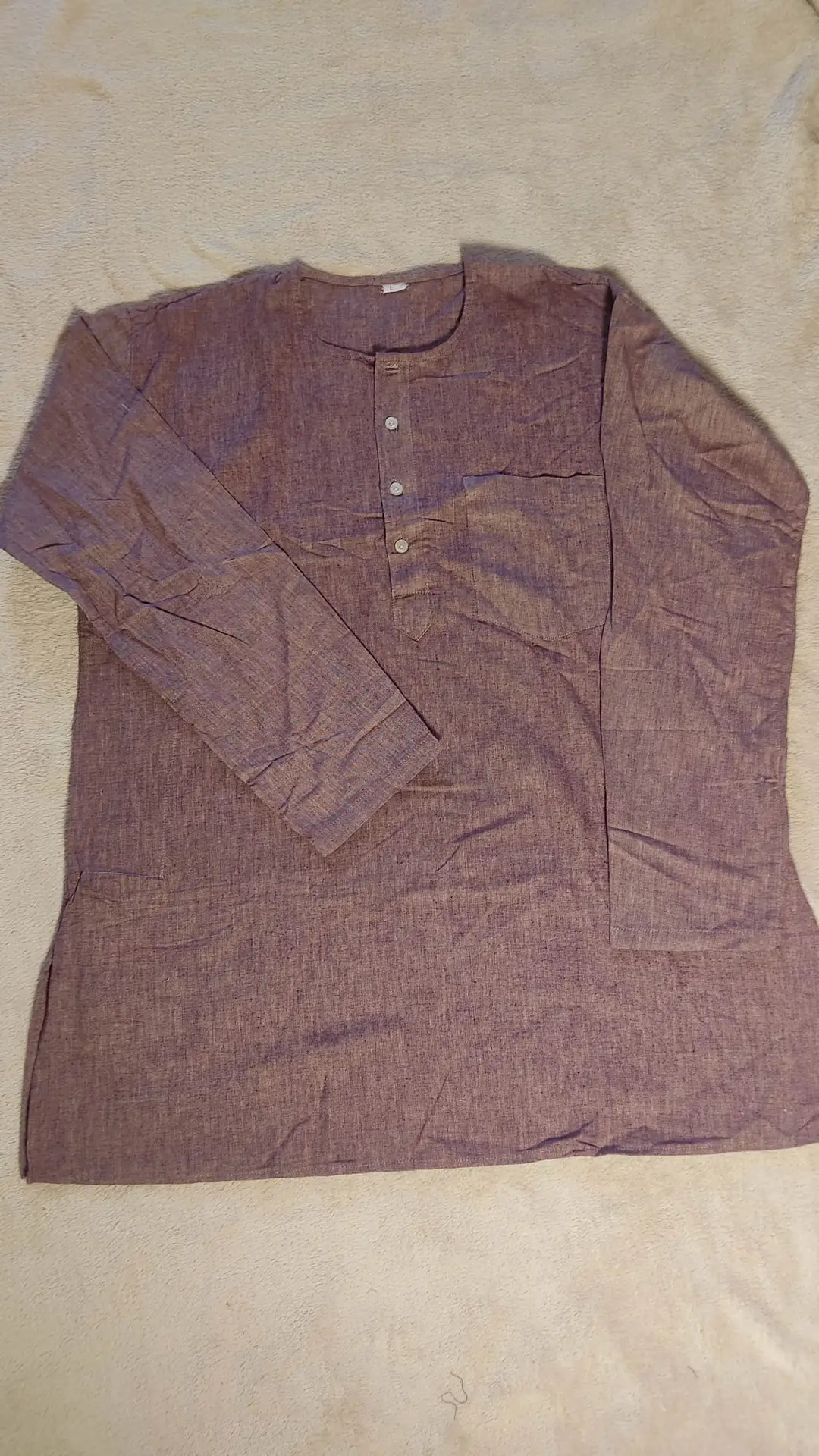 Kurta Cotton Long Sleeves - M size - Image 2