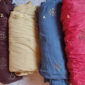 Cotton Dupatta Gold Print (240x100 cm)