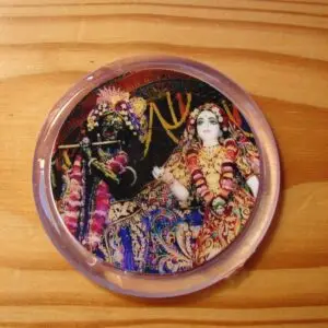 Magnet with Radha-Madhava (5 cm)