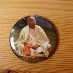 Brooch with Srila Prabhupada (4 cm)