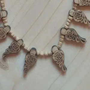 Tulsi kanthi mala with Radha's name