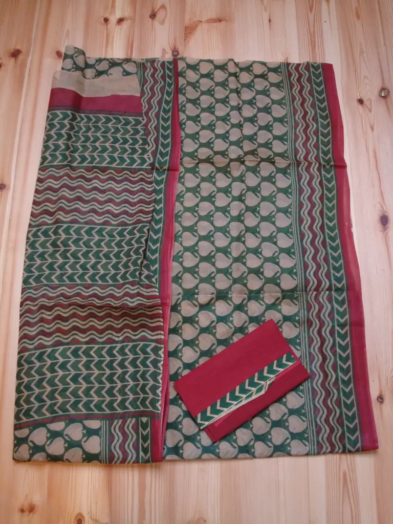Kokvilnas sārī, 112 cm