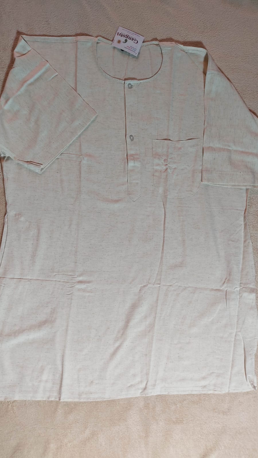 Курта Хлопок Короткие рукава - 3XL размер — изображение 3