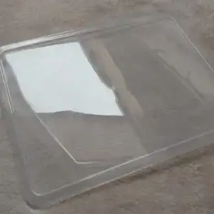 Plastic Lid for Stainless Steel Dinner Dish 22x28 cm