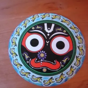 Double-sided Sticker with Lord Jagannath
